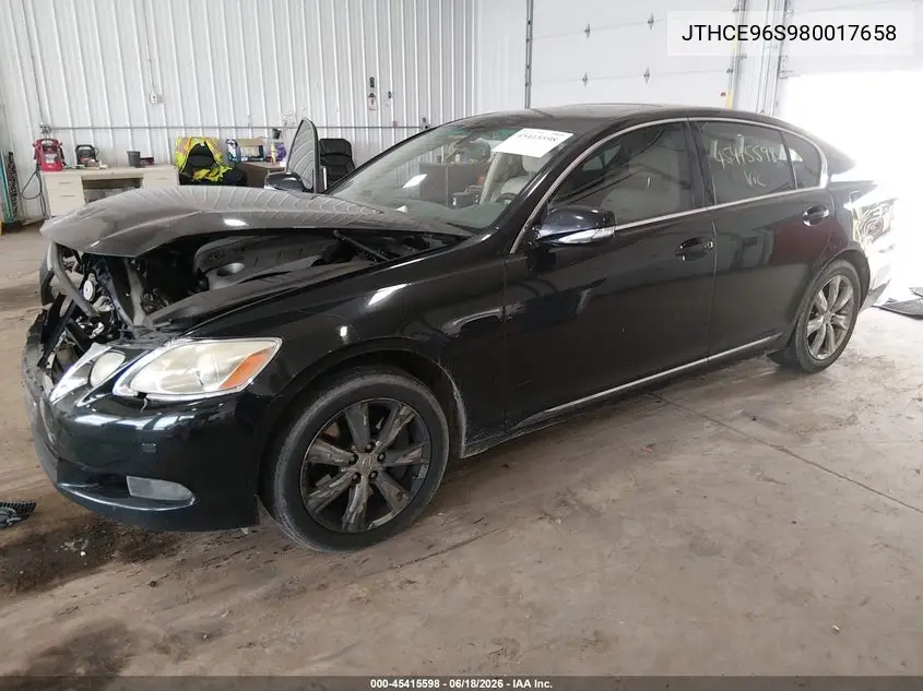 2008 Lexus Gs 350 VIN: JTHCE96S980017658 Lot: 45415598
