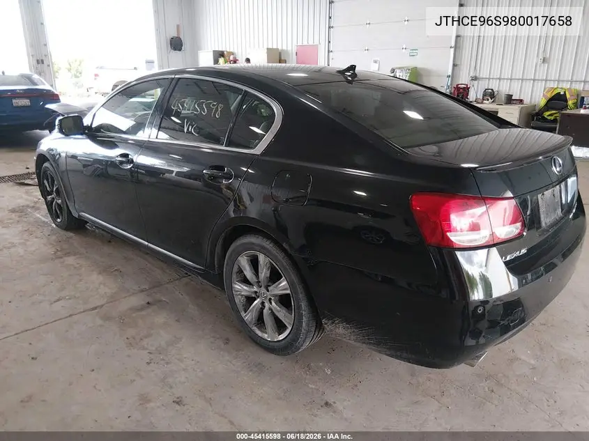 2008 Lexus Gs 350 VIN: JTHCE96S980017658 Lot: 45415598
