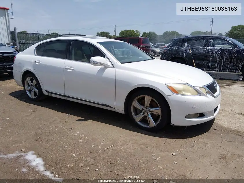 2008 Lexus Gs 350 VIN: JTHBE96S180035163 Lot: 45495692
