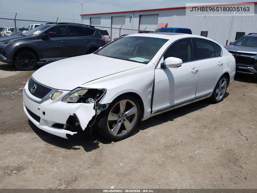 2008 Lexus Gs 350 VIN: JTHBE96S180035163 Lot: 45495692