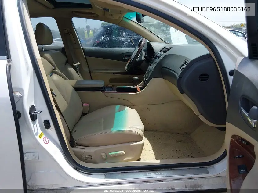 2008 Lexus Gs 350 VIN: JTHBE96S180035163 Lot: 45495692