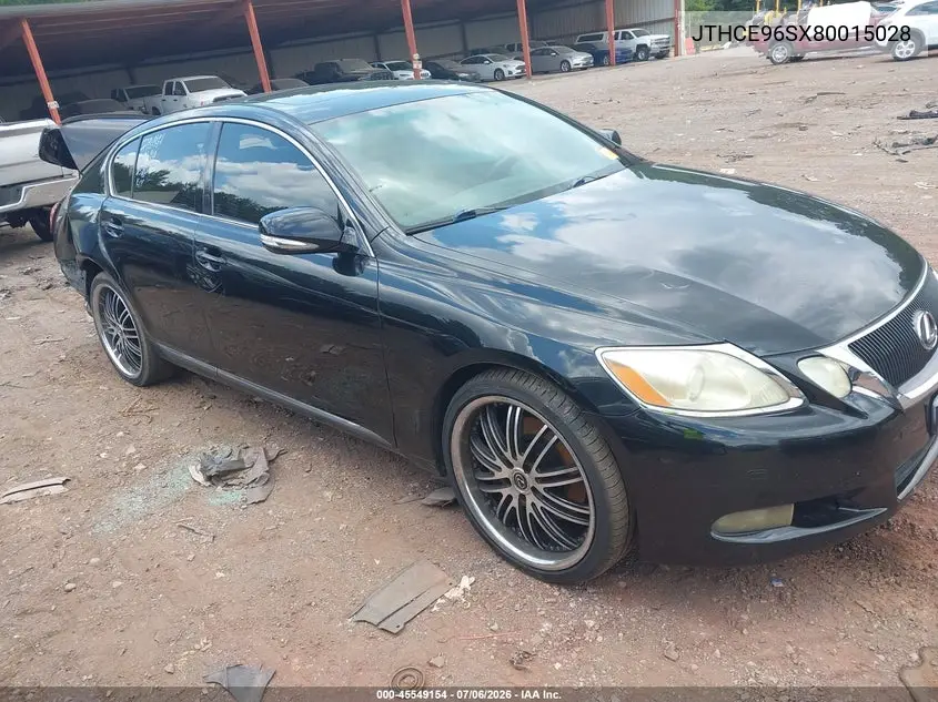 2008 Lexus Gs 350 VIN: JTHCE96SX80015028 Lot: 45549154