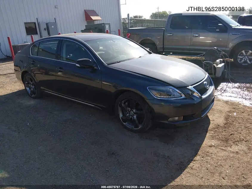 2008 Lexus Gs 460 VIN: JTHBL96S285000138 Lot: 45575787
