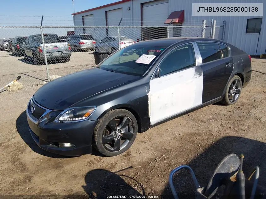 2008 Lexus Gs 460 VIN: JTHBL96S285000138 Lot: 45575787