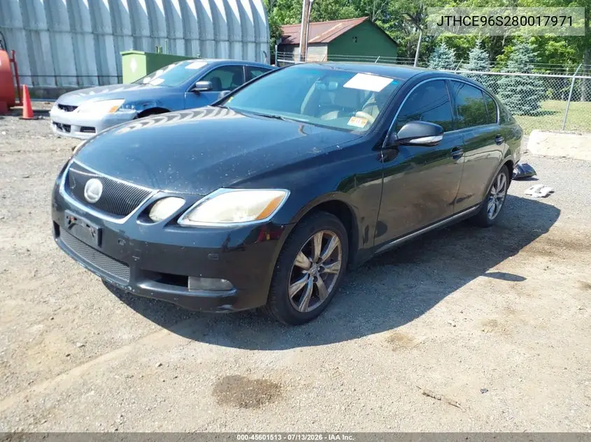 2008 Lexus Gs 350 VIN: JTHCE96S280017971 Lot: 45601513