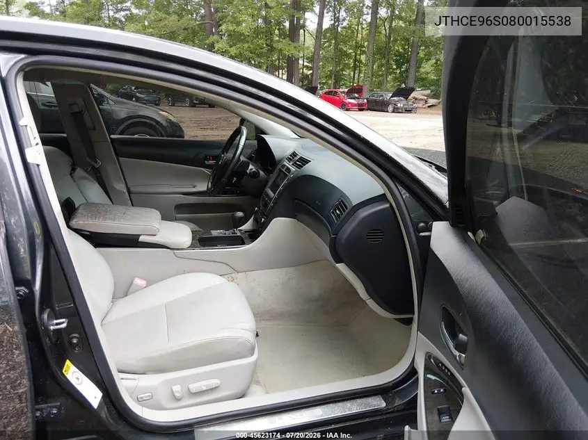 2008 Lexus Gs 350 VIN: JTHCE96S080015538 Lot: 45623174