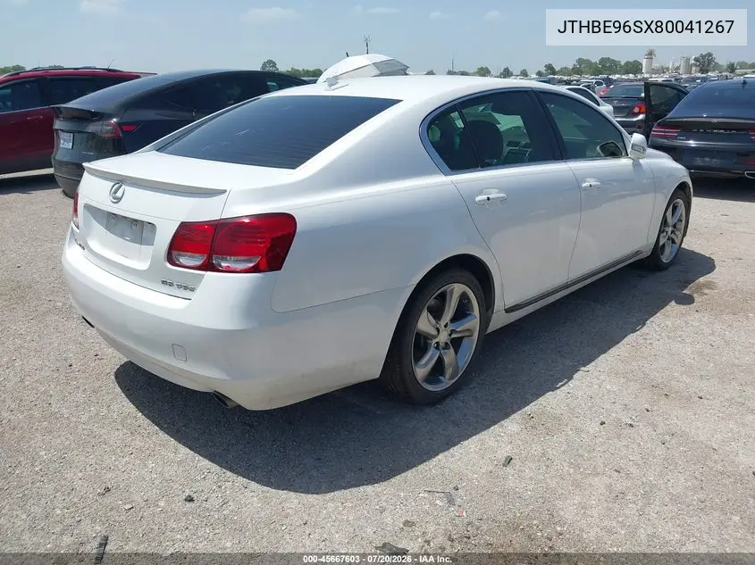 2008 Lexus Gs 350 VIN: JTHBE96SX80041267 Lot: 45667603