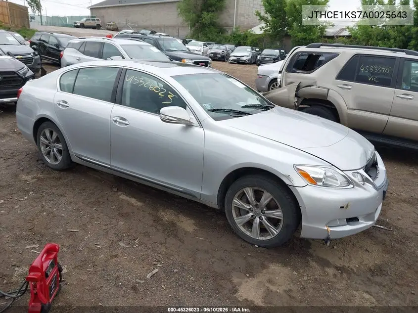 2010 Lexus Gs 350 VIN: JTHCE1KS7A0025643 Lot: 45326023