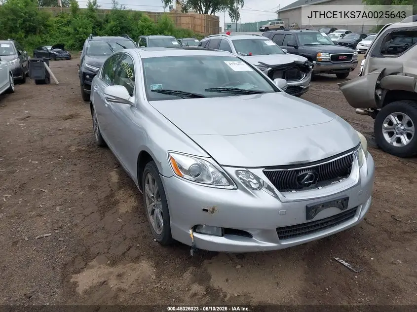 2010 Lexus Gs 350 VIN: JTHCE1KS7A0025643 Lot: 45326023