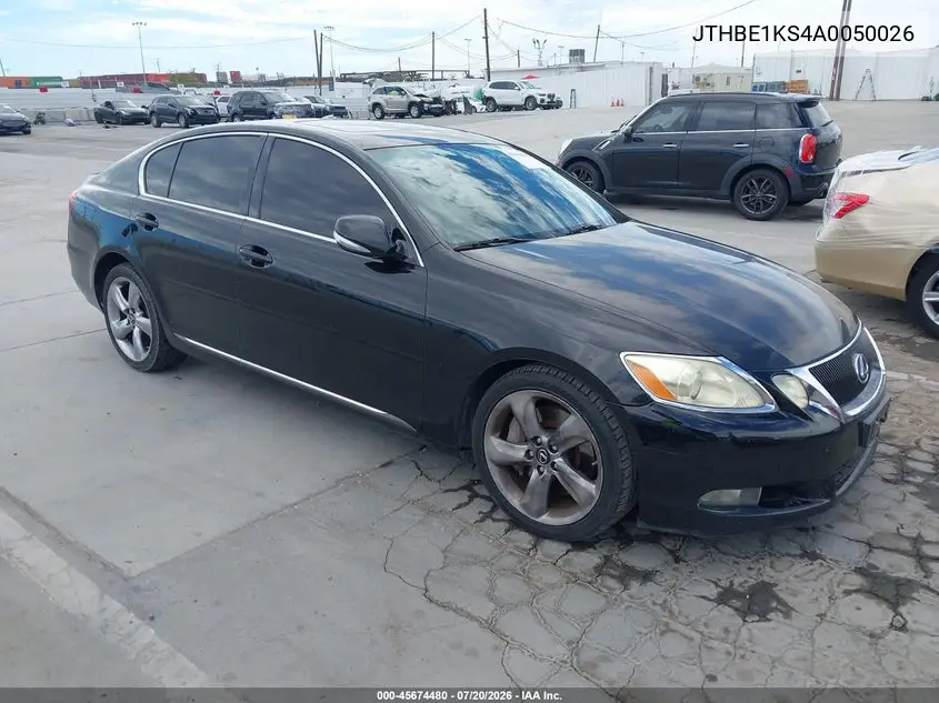2010 Lexus Gs 350 VIN: JTHBE1KS4A0050026 Lot: 45674480