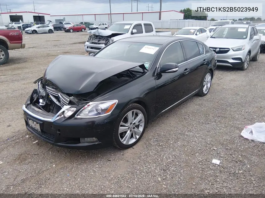 2011 Lexus Gs 450H VIN: JTHBC1KS2B5023949 Lot: 45601542