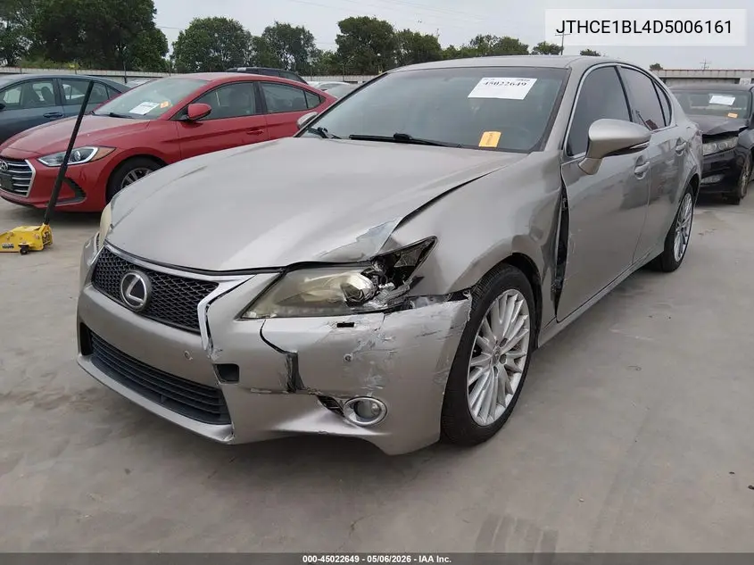 2013 Lexus Gs 350 VIN: JTHCE1BL4D5006161 Lot: 45022649