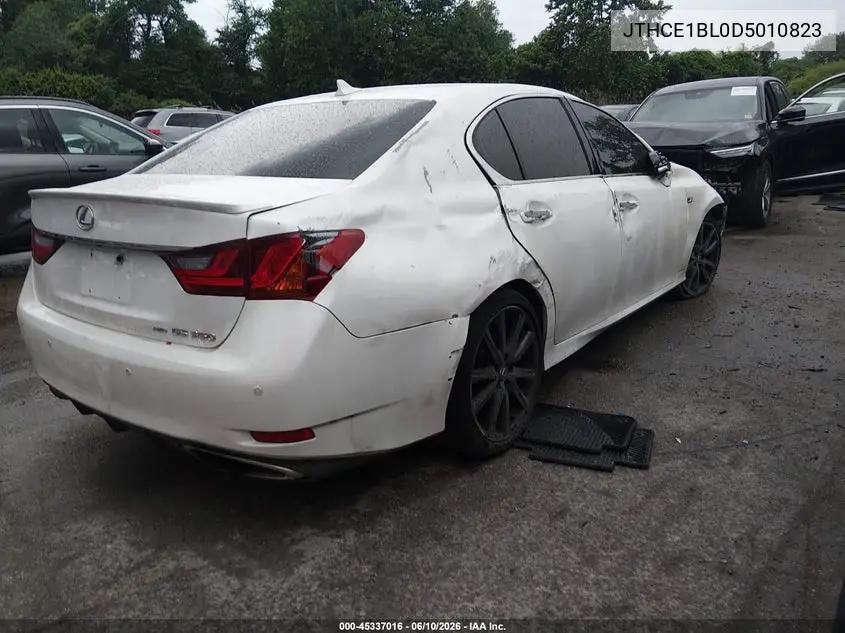 2013 Lexus Gs 350 VIN: JTHCE1BL0D5010823 Lot: 45337016