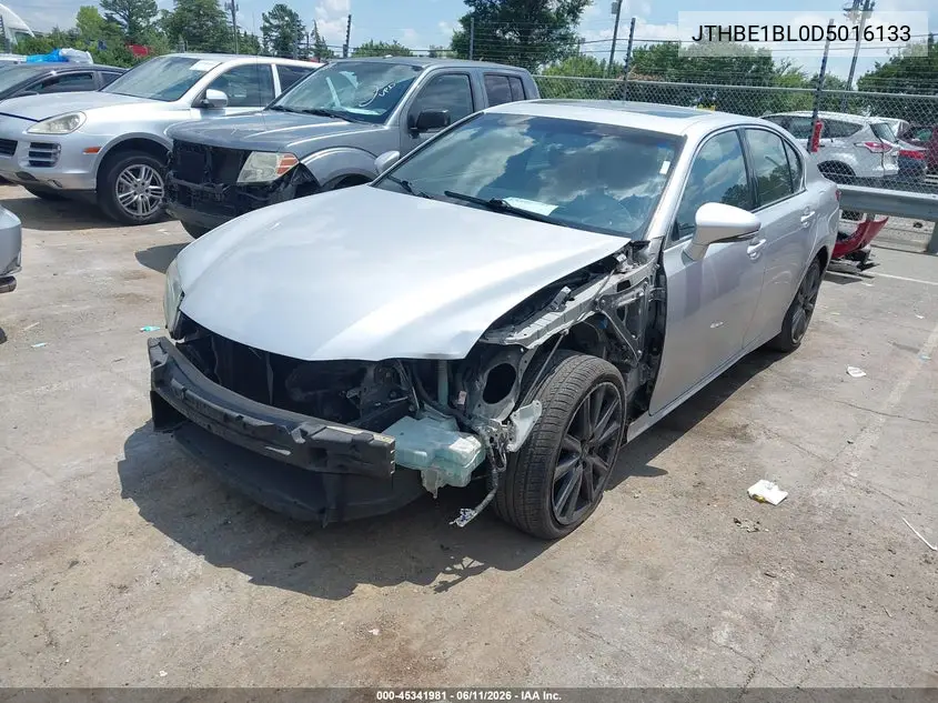 2013 Lexus Gs 350 VIN: JTHBE1BL0D5016133 Lot: 45341981