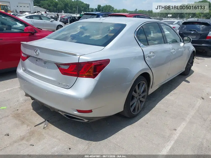 2013 Lexus Gs 350 VIN: JTHBE1BL0D5016133 Lot: 45341981
