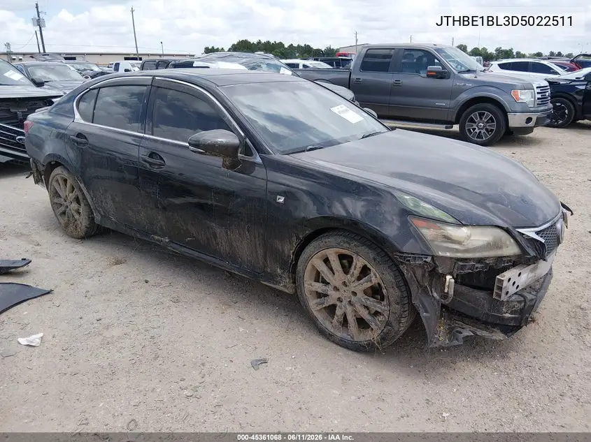 2013 Lexus Gs 350 VIN: JTHBE1BL3D5022511 Lot: 45361068