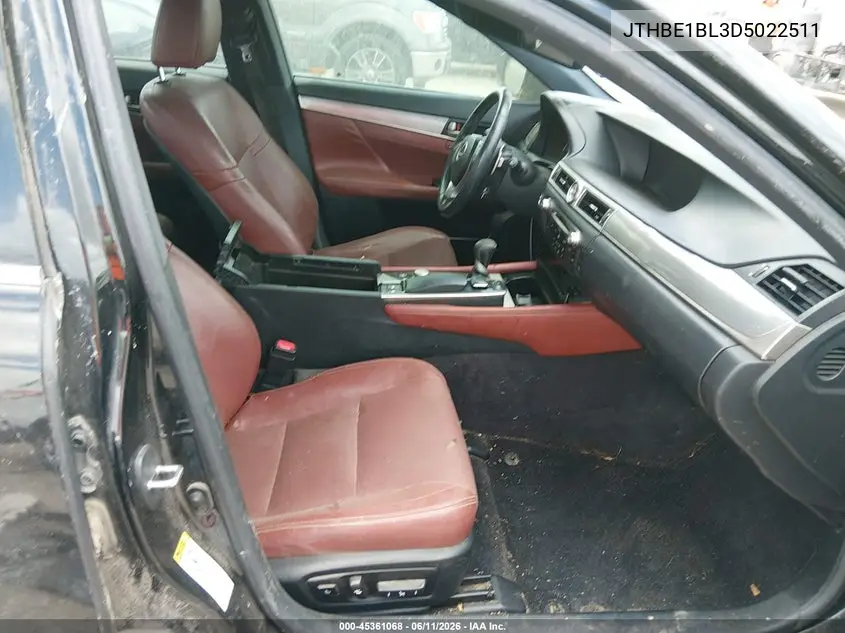 2013 Lexus Gs 350 VIN: JTHBE1BL3D5022511 Lot: 45361068