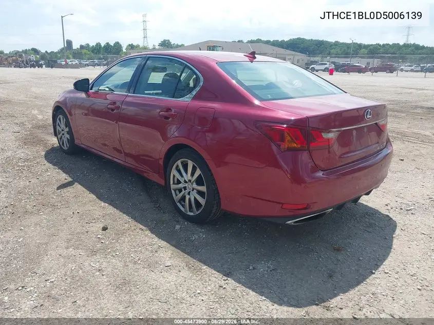 2013 Lexus Gs 350 VIN: JTHCE1BL0D5006139 Lot: 45473900