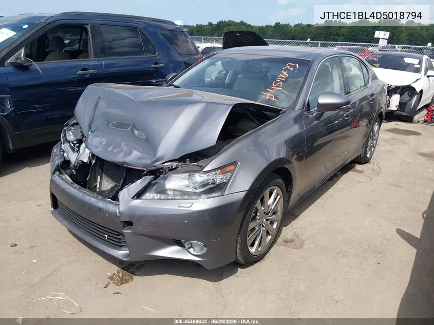 2013 Lexus Gs 350 VIN: JTHCE1BL4D5018794 Lot: 45488633