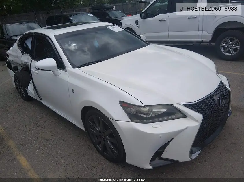 2013 Lexus Gs 350 VIN: JTHCE1BL2D5018938 Lot: 45496550