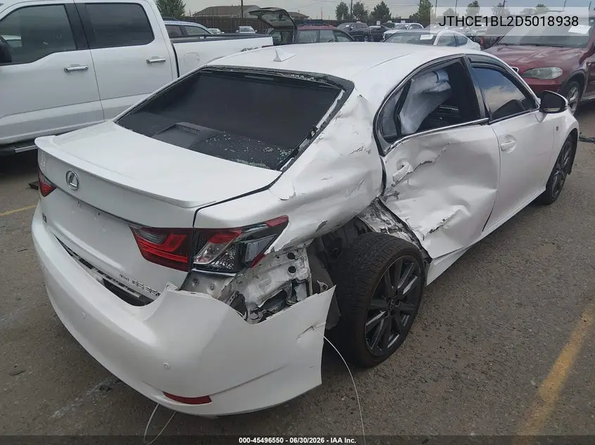 2013 Lexus Gs 350 VIN: JTHCE1BL2D5018938 Lot: 45496550