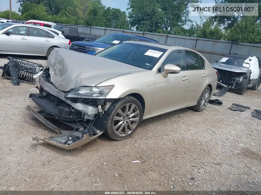 2013 Lexus Gs 350 VIN: JTHCE1BL1D5001807 Lot: 45501337