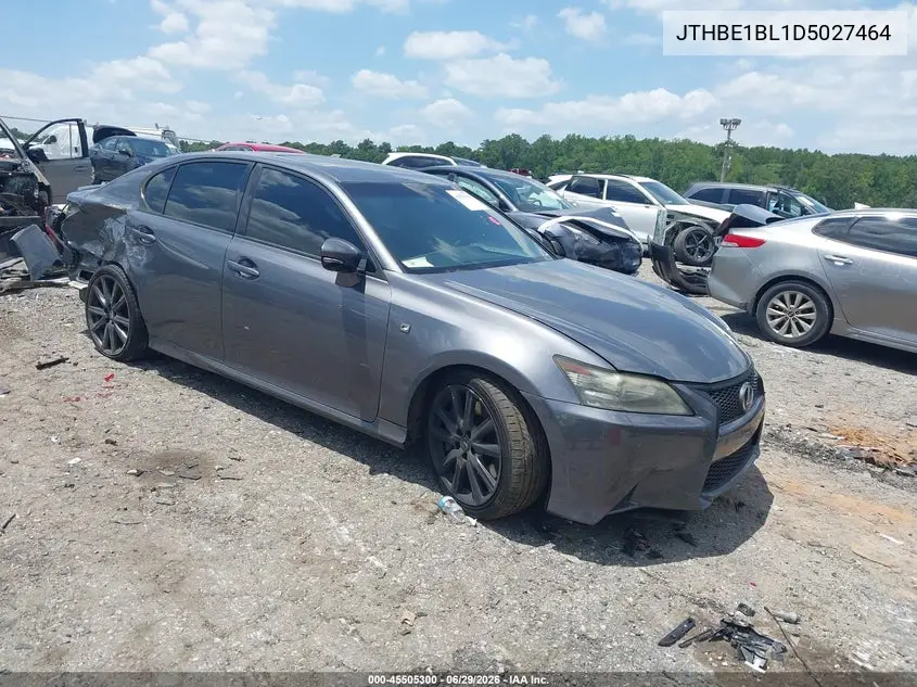 2013 Lexus Gs 350 VIN: JTHBE1BL1D5027464 Lot: 45505300