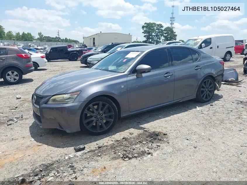 2013 Lexus Gs 350 VIN: JTHBE1BL1D5027464 Lot: 45505300