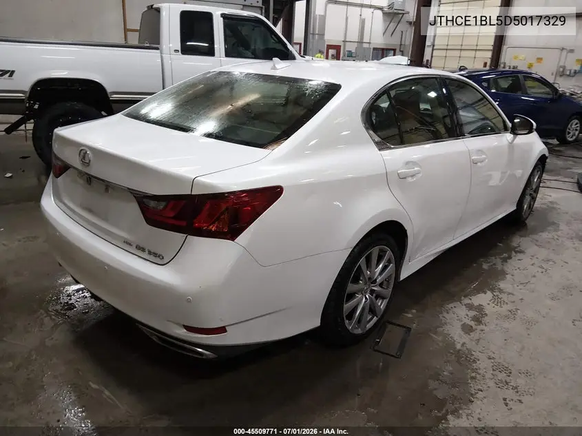 2013 Lexus Gs 350 VIN: JTHCE1BL5D5017329 Lot: 45509771