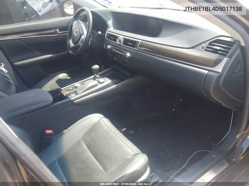 2013 Lexus Gs 350 VIN: JTHBE1BL4D5017138 Lot: 45527922