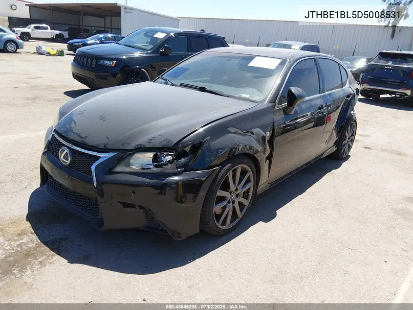 2013 Lexus Gs 350 VIN: JTHBE1BL5D5008531 Lot: 45546205
