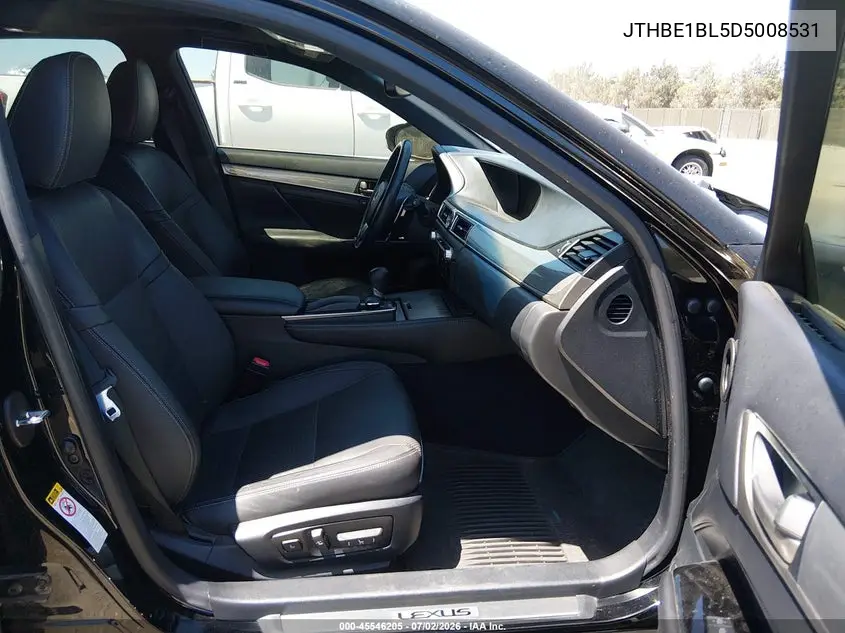 2013 Lexus Gs 350 VIN: JTHBE1BL5D5008531 Lot: 45546205
