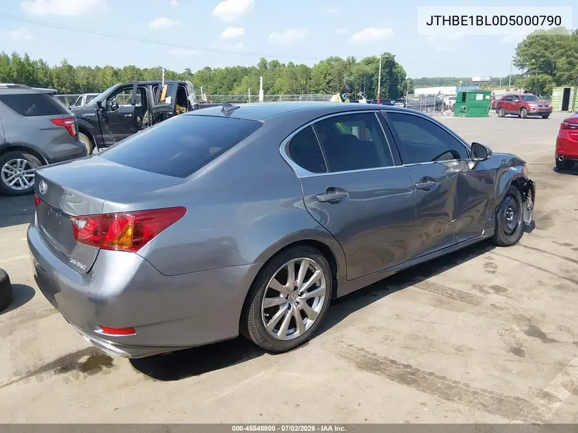 2013 Lexus Gs 350 VIN: JTHBE1BL0D5000790 Lot: 45548800