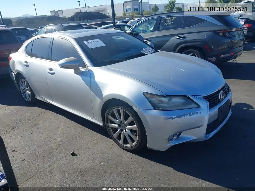 2013 Lexus Gs 350 VIN: JTHBE1BL3D5025571 Lot: 45557145
