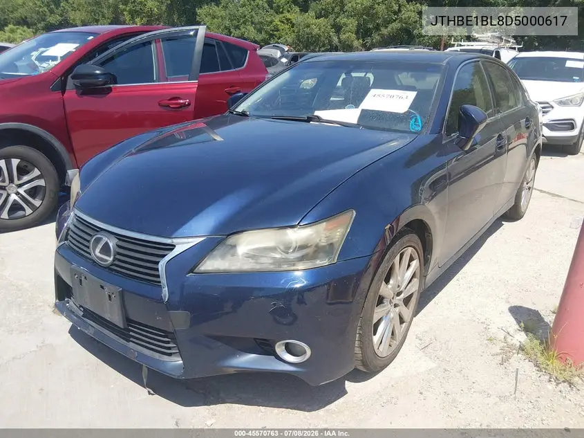 2013 Lexus Gs 350 VIN: JTHBE1BL8D5000617 Lot: 45570763