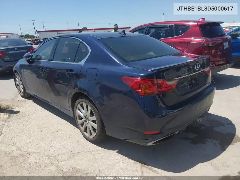 2013 Lexus Gs 350 VIN: JTHBE1BL8D5000617 Lot: 45570763