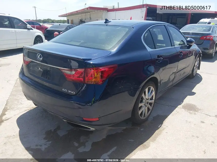 2013 Lexus Gs 350 VIN: JTHBE1BL8D5000617 Lot: 45570763