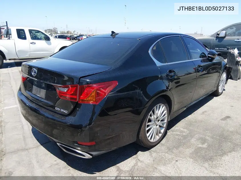 2013 Lexus Gs 350 VIN: JTHBE1BL0D5027133 Lot: 45581349