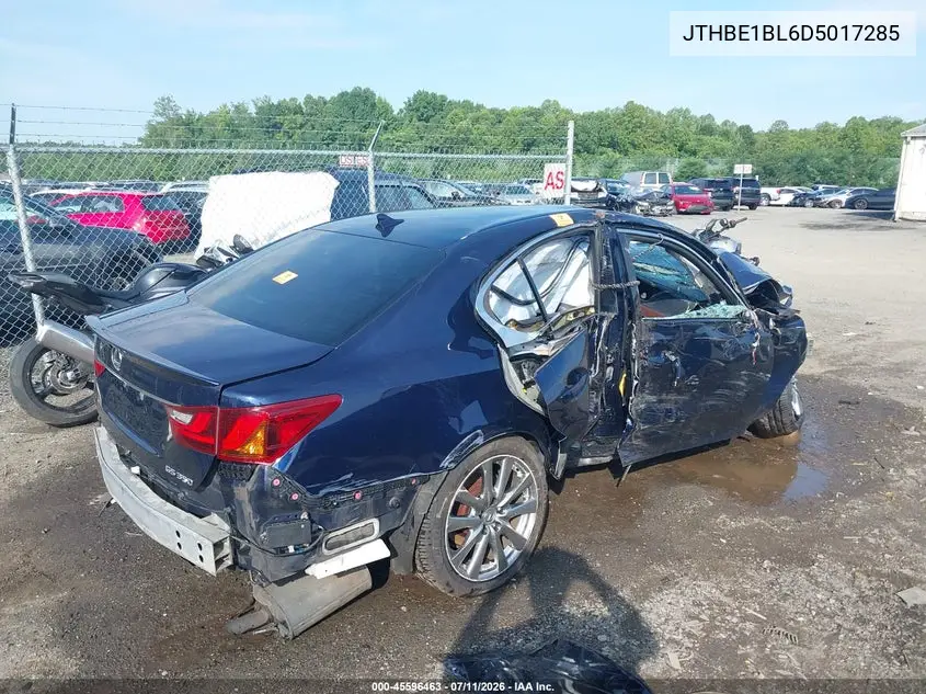 2013 Lexus Gs 350 VIN: JTHBE1BL6D5017285 Lot: 45596463