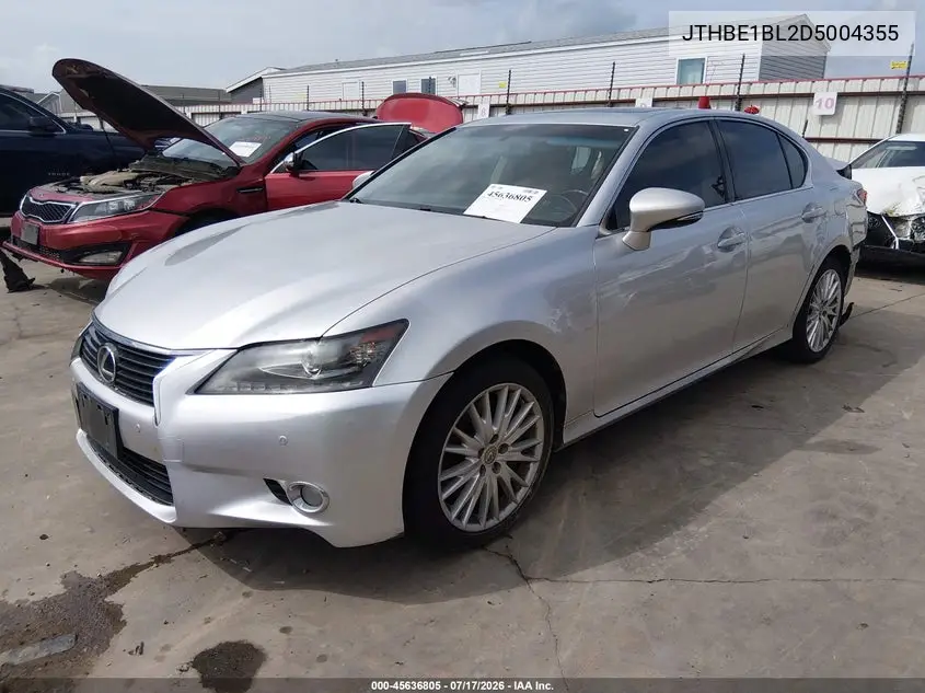 2013 Lexus Gs 350 VIN: JTHBE1BL2D5004355 Lot: 45636805