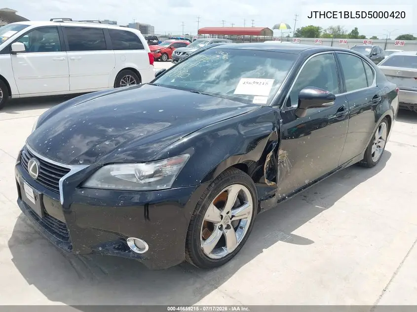 2013 Lexus Gs 350 VIN: JTHCE1BL5D5000420 Lot: 45659215