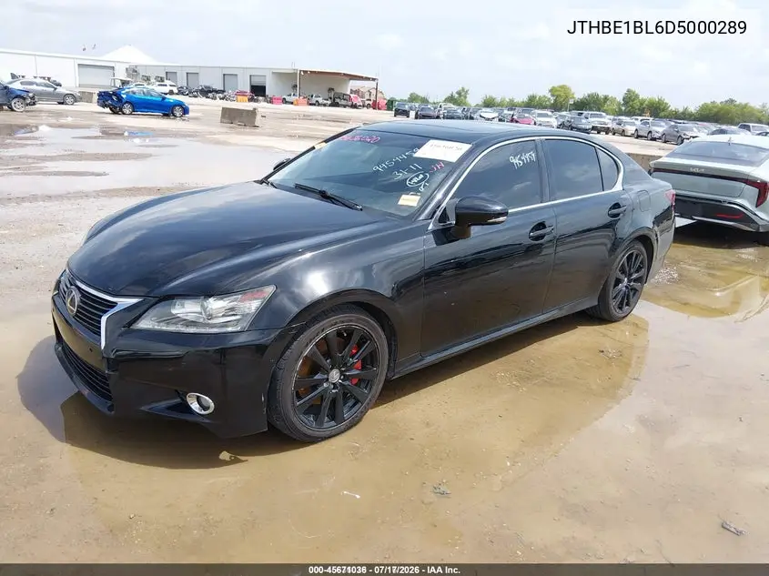 2013 Lexus Gs 350 VIN: JTHBE1BL6D5000289 Lot: 45671036