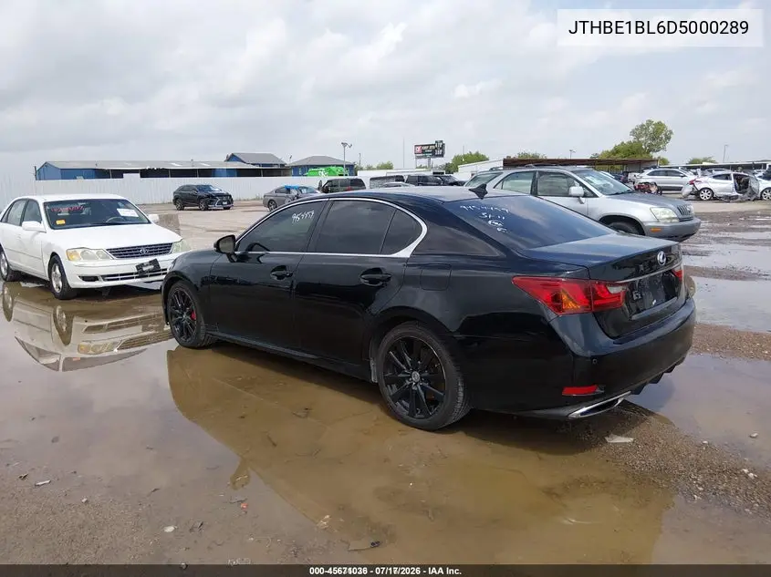 2013 Lexus Gs 350 VIN: JTHBE1BL6D5000289 Lot: 45671036