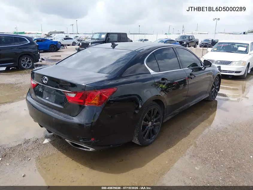 2013 Lexus Gs 350 VIN: JTHBE1BL6D5000289 Lot: 45671036