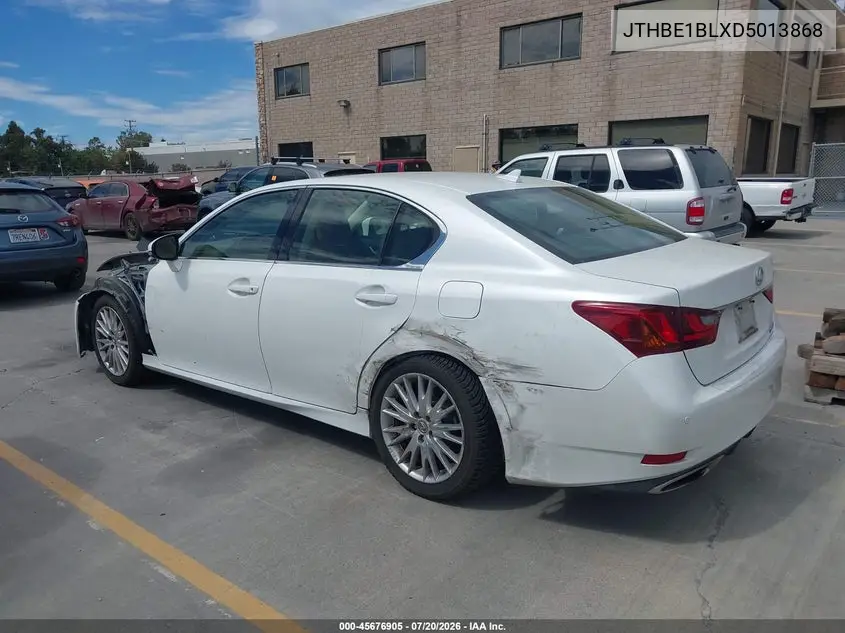 2013 Lexus Gs 350 VIN: JTHBE1BLXD5013868 Lot: 45676905