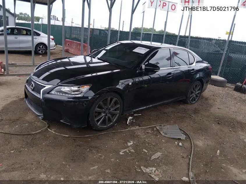 2013 Lexus Gs 350 VIN: JTHBE1BL7D5021796 Lot: 45681394