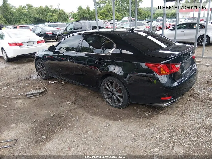 2013 Lexus Gs 350 VIN: JTHBE1BL7D5021796 Lot: 45681394