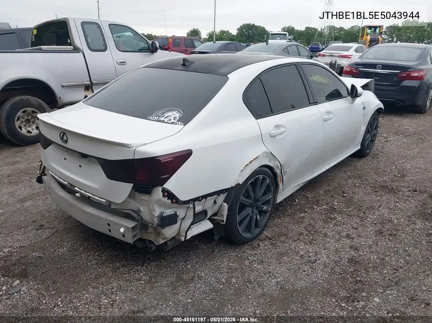 2014 Lexus Gs 350 VIN: JTHBE1BL5E5043944 Lot: 45161197