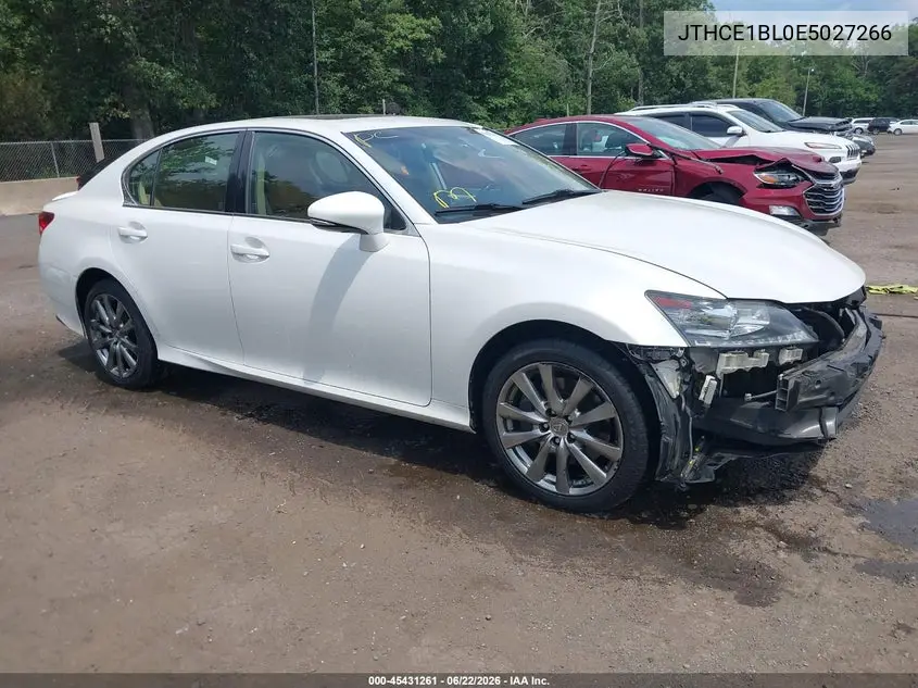 2014 Lexus Gs 350 VIN: JTHCE1BL0E5027266 Lot: 45431261