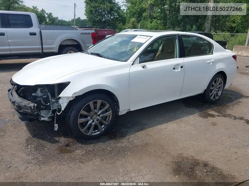 2014 Lexus Gs 350 VIN: JTHCE1BL0E5027266 Lot: 45431261